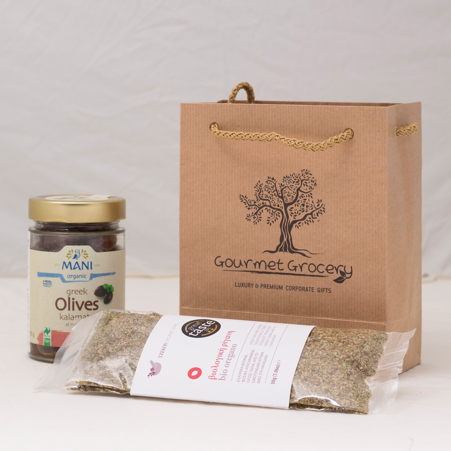 Olives and Oregano in Gift Bag [organic