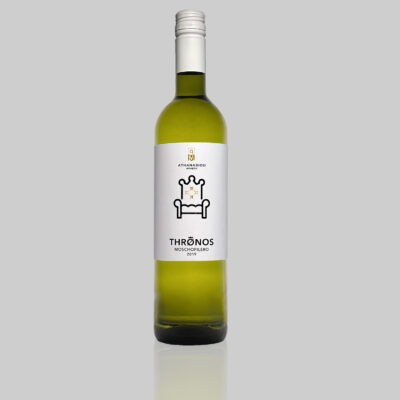 Thronos Moschofilero - White Dry 750ml Athanasiou Winery