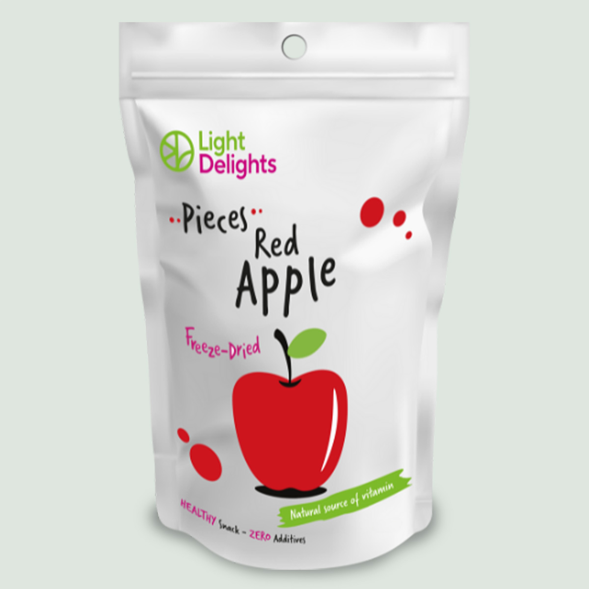 Freeze Dried Red Apple Pieces 25gr