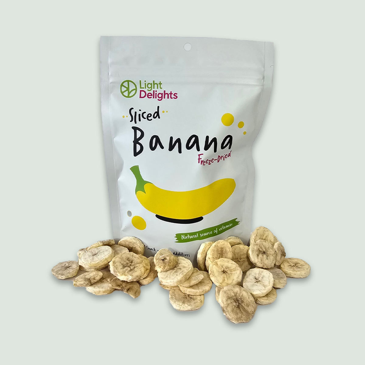 Freeze Dried Bananas Pieces 30gr