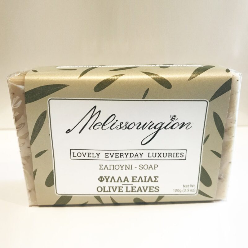 melissourgion olive leaves soap