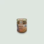 Ikarian Greek Heather Honey Organic 250gr jar on a simple background
