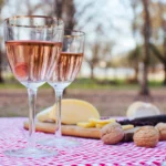 Glass of Prosecco Rosé Brut Nature Millesimato