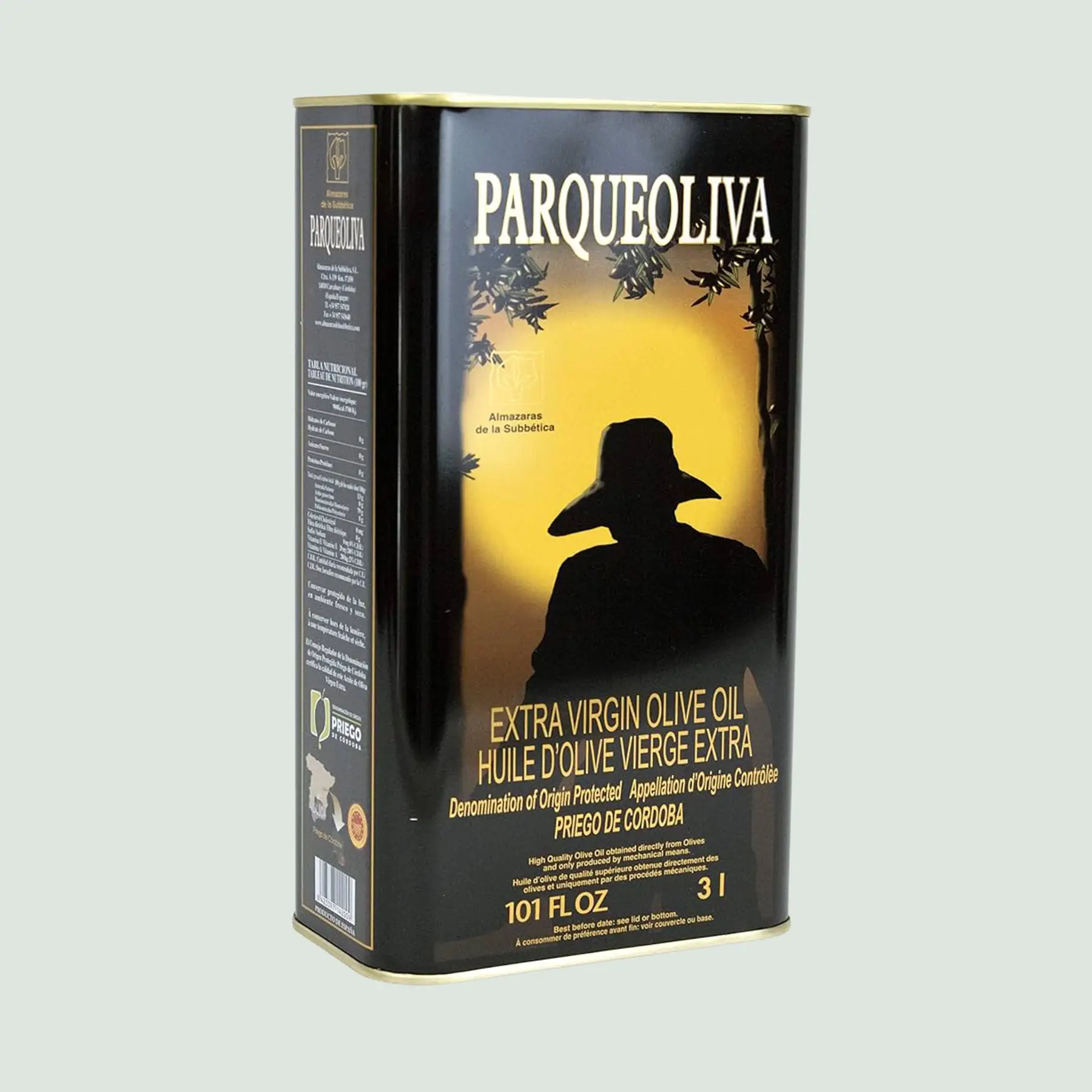 ParqueOliva 3L Extra Virgin Olive Oil Tin ParqueOliva 3L Extra Virgin Olive Oil Tin