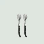 Laguiole Soup Spoon Set – Stainless Steel Bolster (Set of 2)