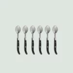 Laguiole Soup Spoon With Stainless Steel Bolster Set of 6