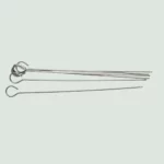 Flat Stainless Steel Skewers Set of 6