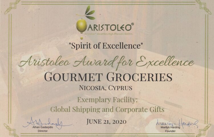 Aristoleo Award 2020 - Gourmet Groceries