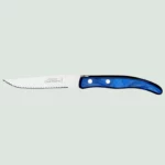 Berlingot Laguiole Steak Knife Blue Handle | Claude Dozorme