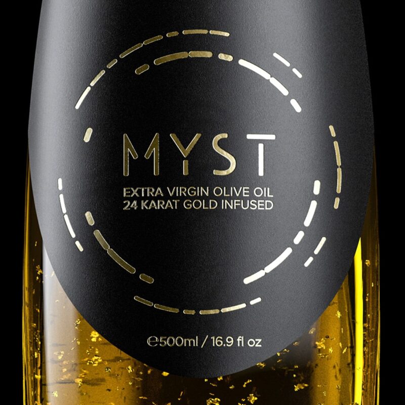 Myst gold 24 Karat Gold Infused Extra Virgin Olive OIl 500ml