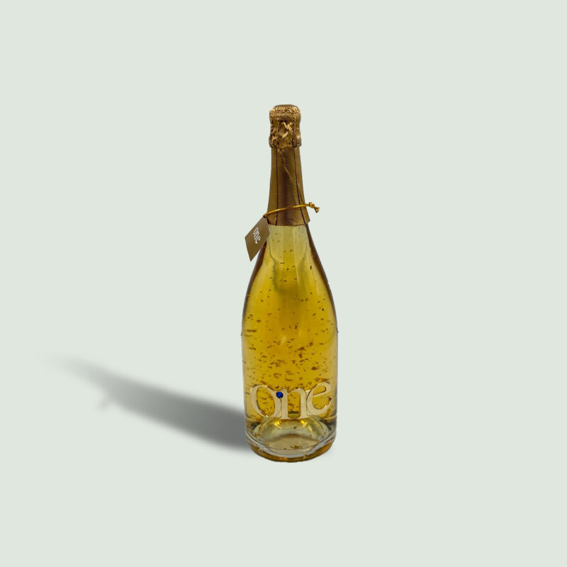 ONE Gold Sparkling Wine (cava) with Gold Edible Flakes